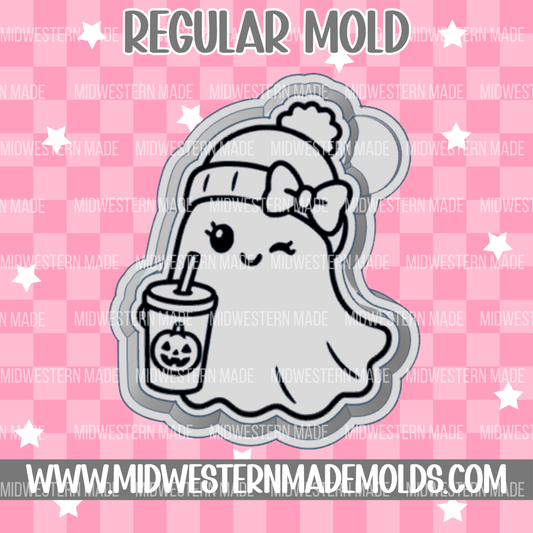 Ghost Pumpkin Coffee Freshie Mold