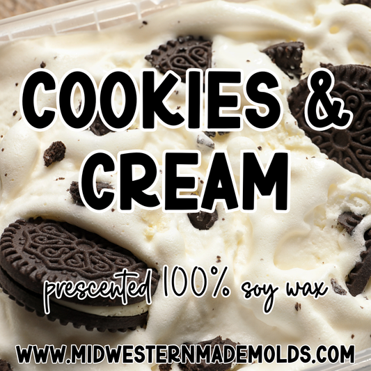 Cookies & Cream Prescented Wax