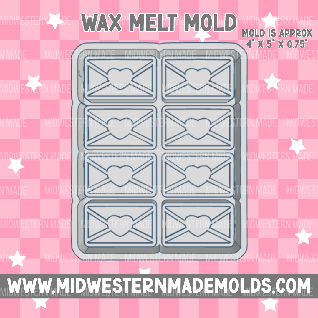 Envelope Wax Melt Mold