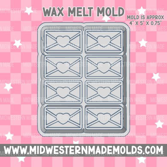 Envelope Wax Melt Mold