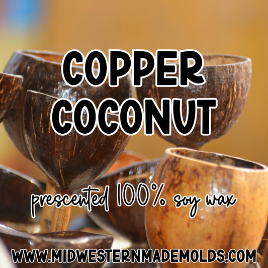 Copper Coconut Prescented Wax