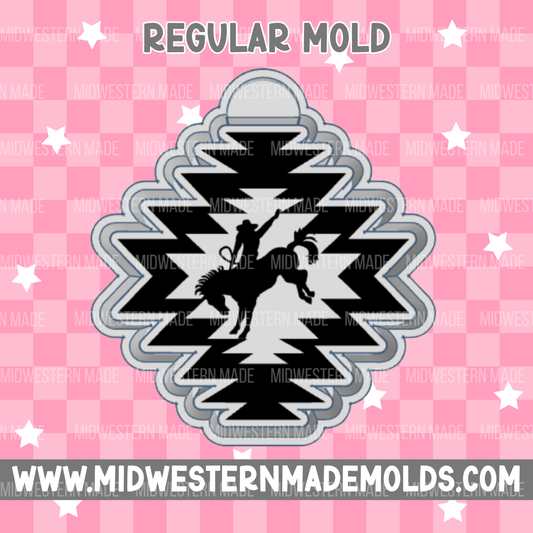 Aztec Cowboy Freshie Mold