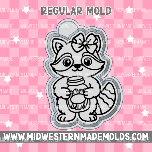 Raccoon Pickles Freshie Mold