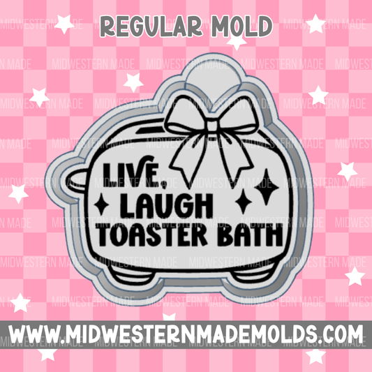 Live Laugh Toaster Bath Freshie Mold