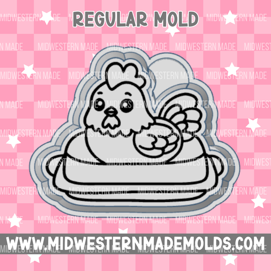 Rooster Butter Bell Freshie Mold