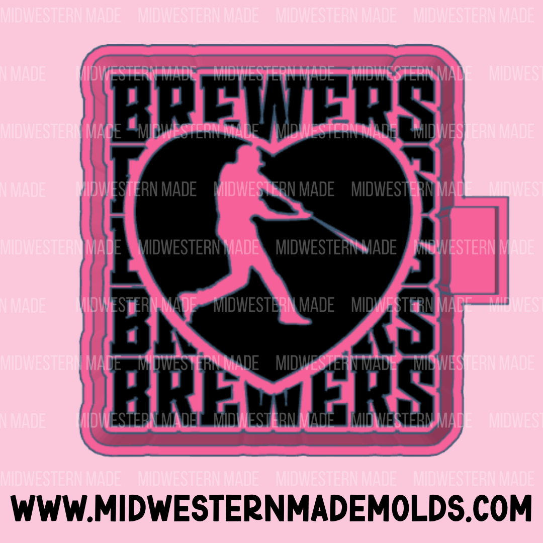 Brew Heart Freshie Mold