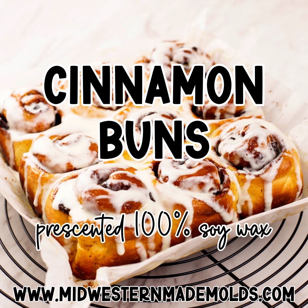 Cinnamon Buns Prescented Wax