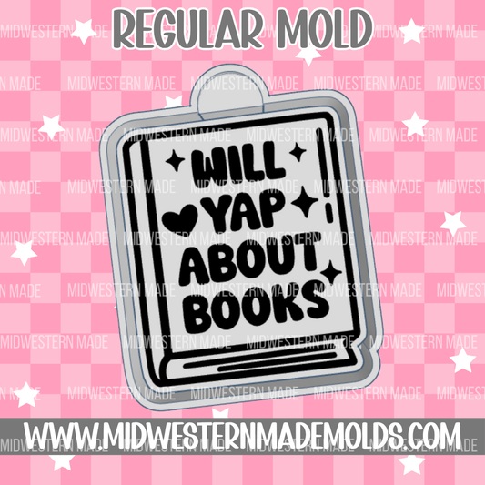 Will Yap About Books Freshie Mold