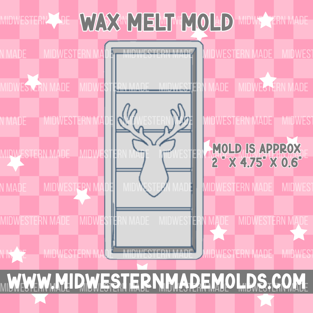 Buck Snap Bar Wax Melt Mold