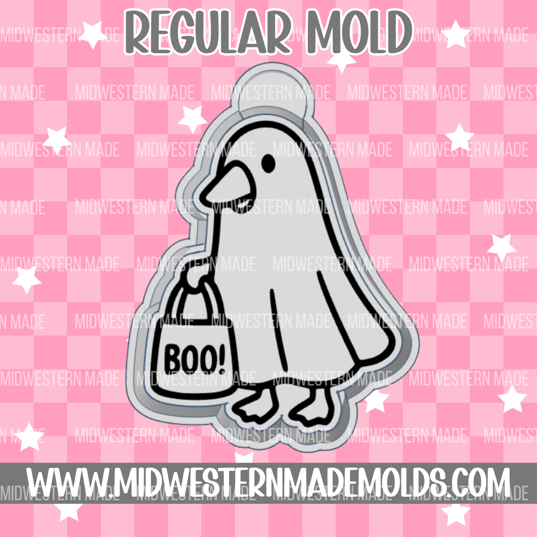 Goose Ghost Boo Bucket Freshie Mold