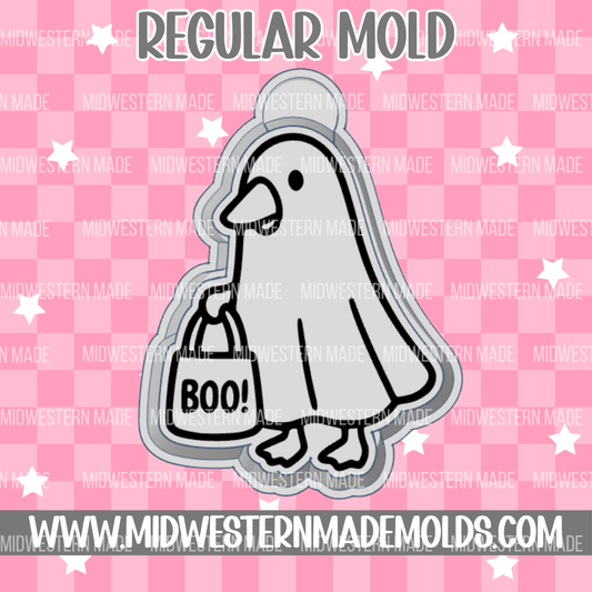 Goose Ghost Boo Bucket Freshie Mold