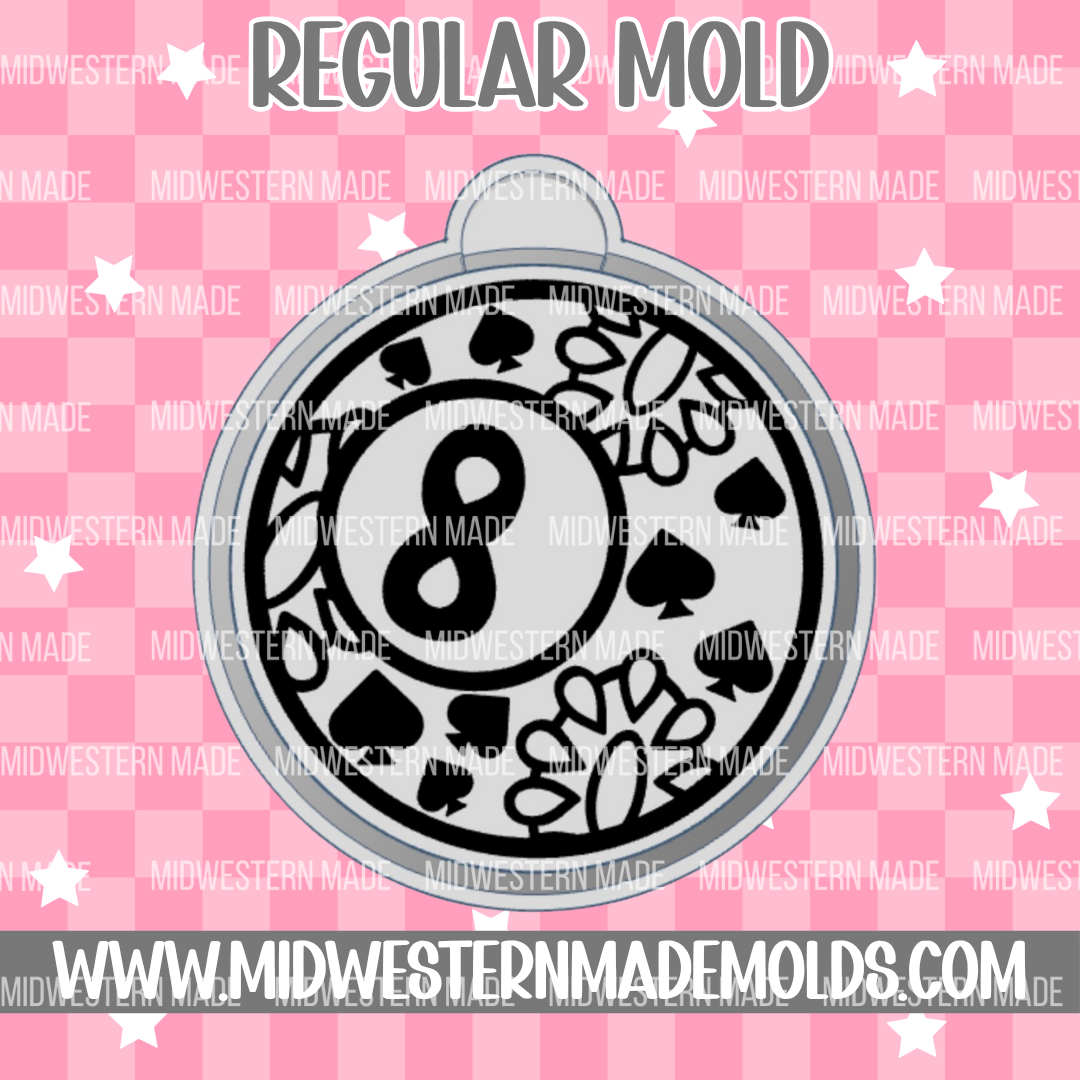 Western 8 Ball Freshie Mold