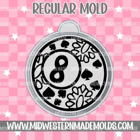 Western 8 Ball Freshie Mold