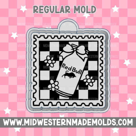 RB Checkered Stamp Freshie Mold