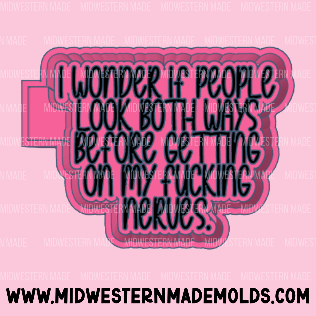 Look Both Ways Freshie Mold