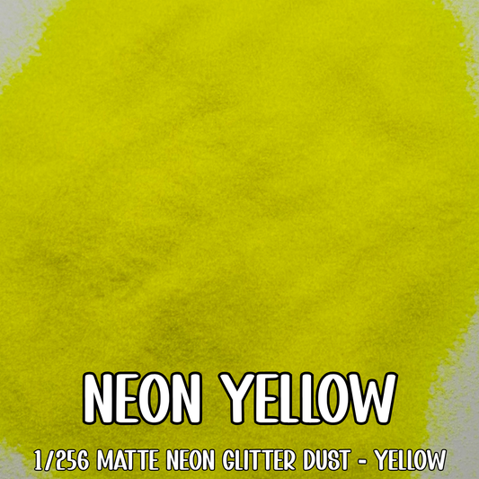 Neon Yellow Glitter Dust