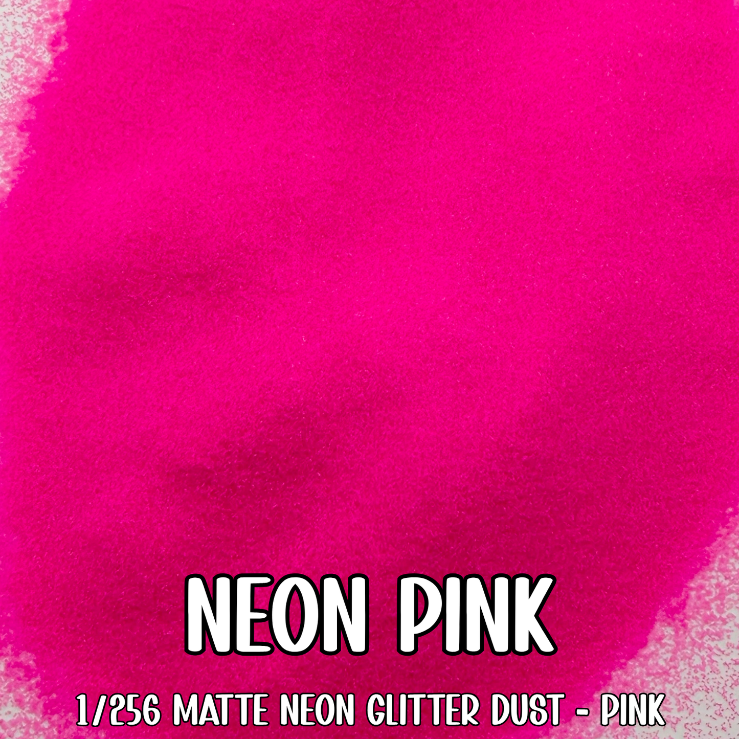 Neon Pink Glitter Dust