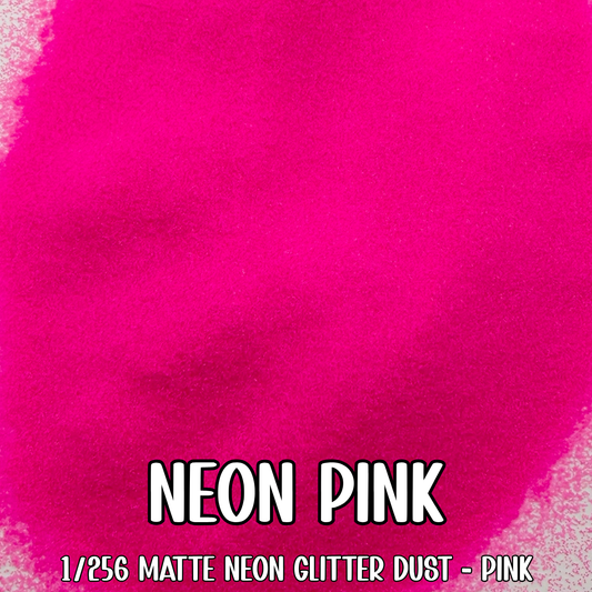 Neon Pink Glitter Dust
