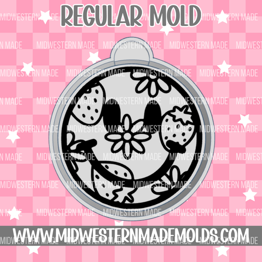 Happy Strawberry Freshie Mold