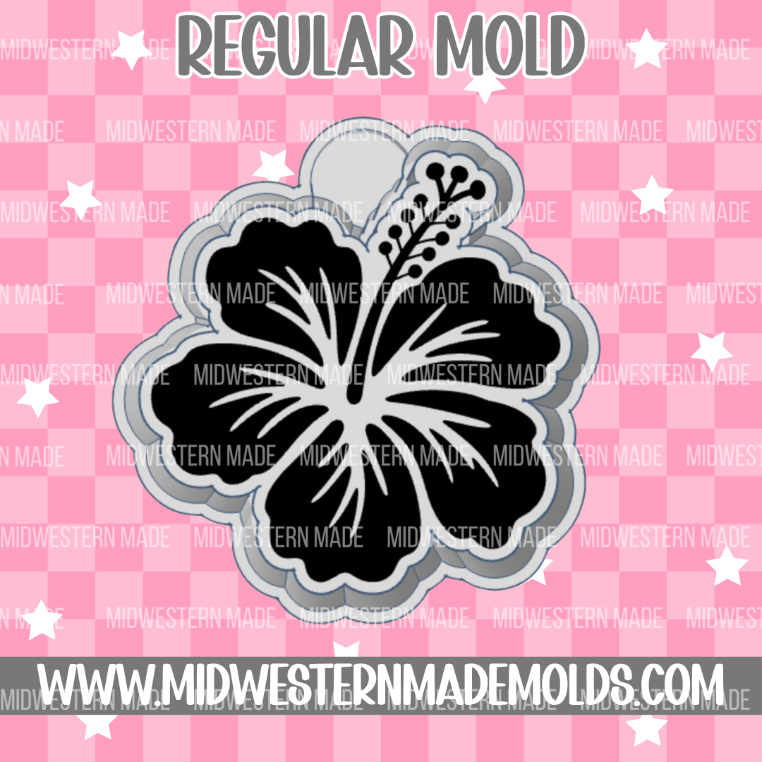 Hibiscus Flower Freshie Mold