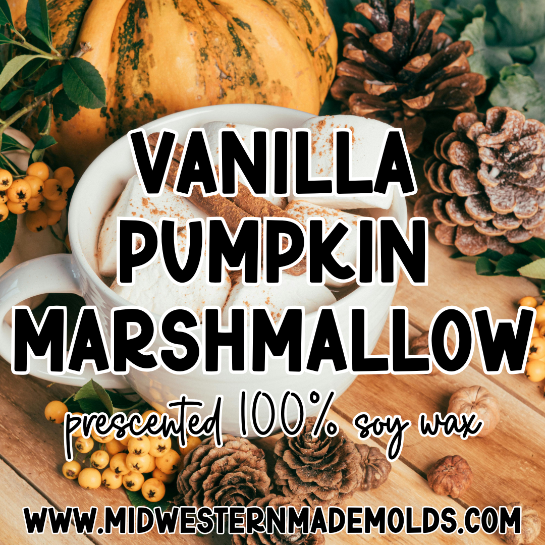 Vanilla Pumpkin Marshmallow Prescented Wax