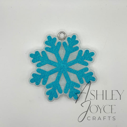 Simple Snowflake Freshie Mold
