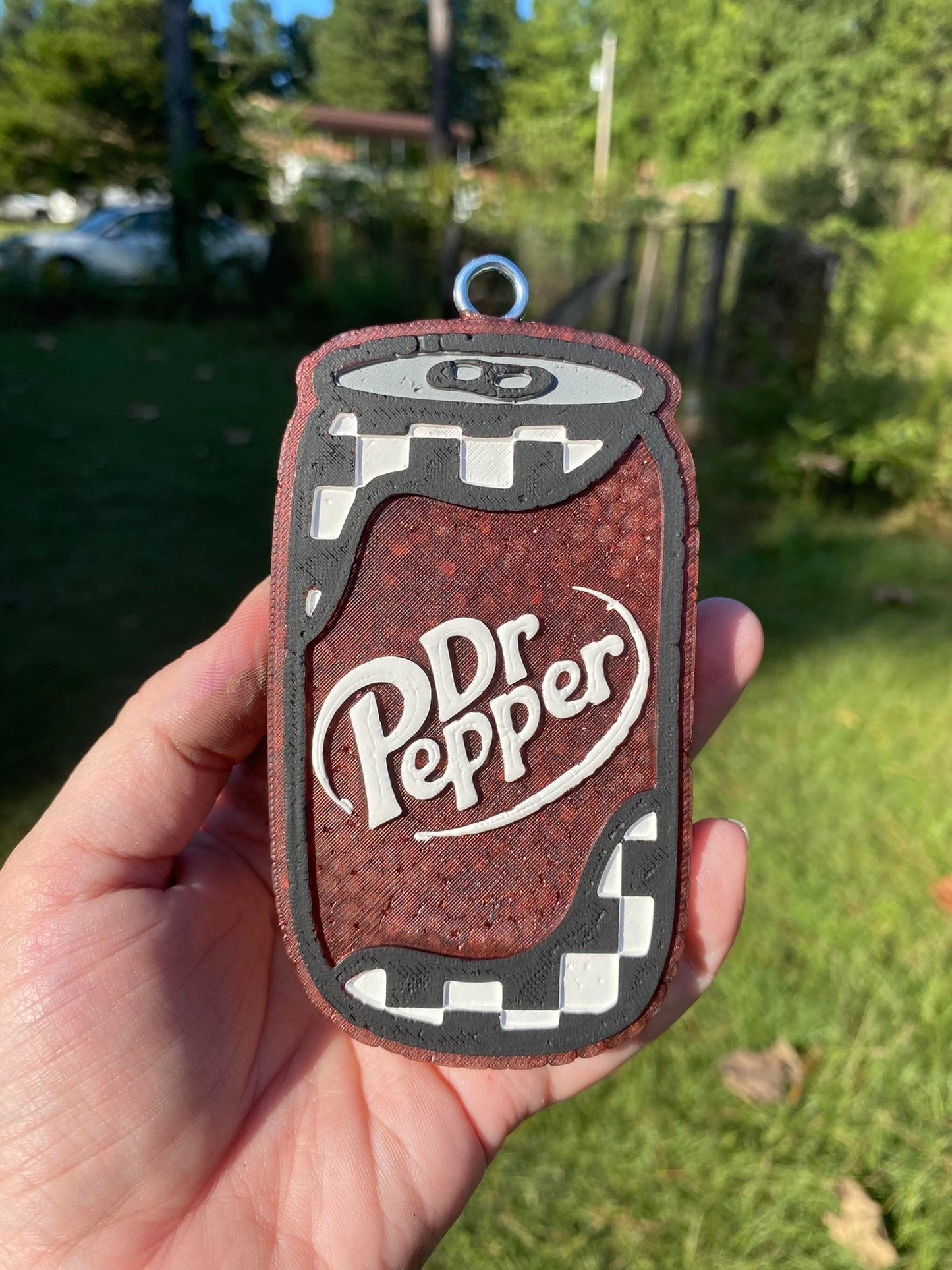 Checkered Dr P Can Freshie Mold