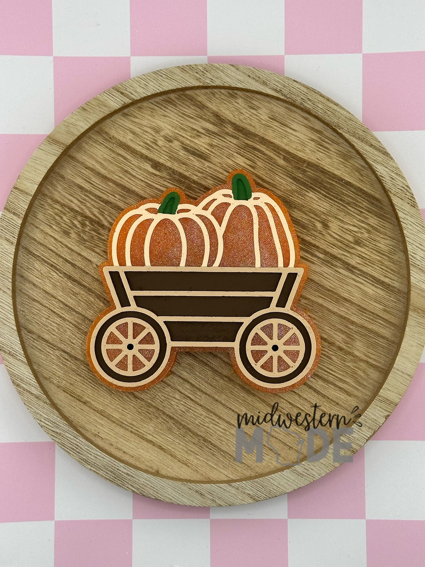 Pumpkin Wagon Freshie Mold
