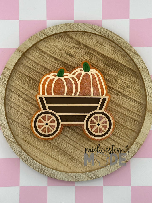 Pumpkin Wagon Freshie Mold