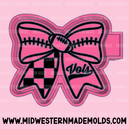 TN Football Bow Freshie Mold