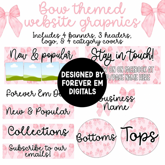 Pink Bows SHOPIFY REVAMP