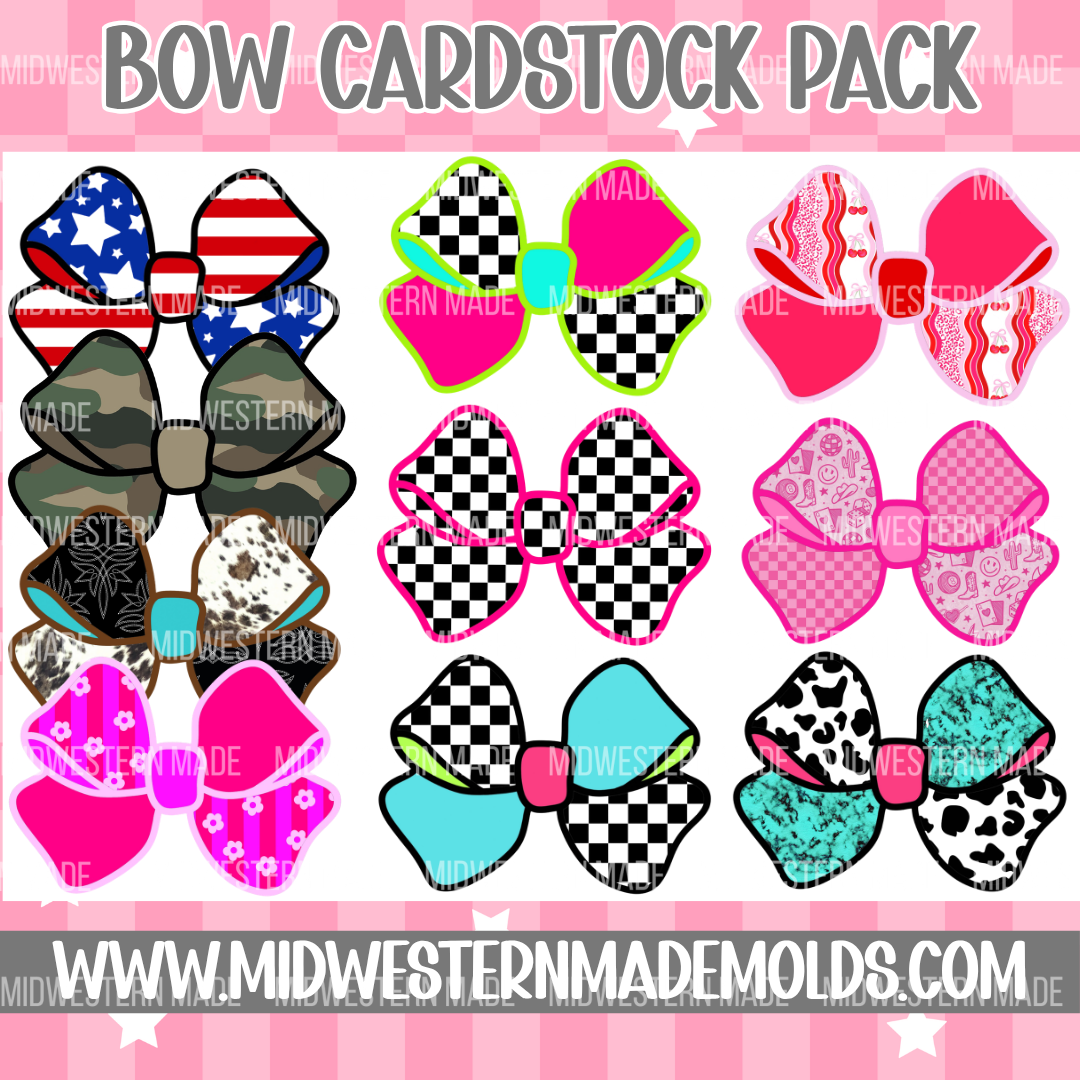 Cardstock For Plain Bow Mold