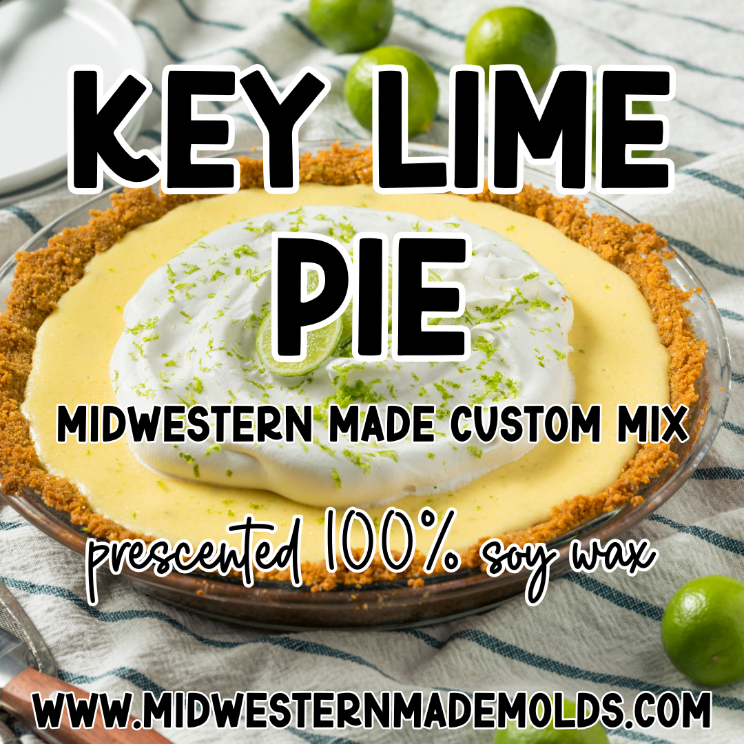 Key Lime Pie - Midwestern Made Custom Mix - Prescented Wax