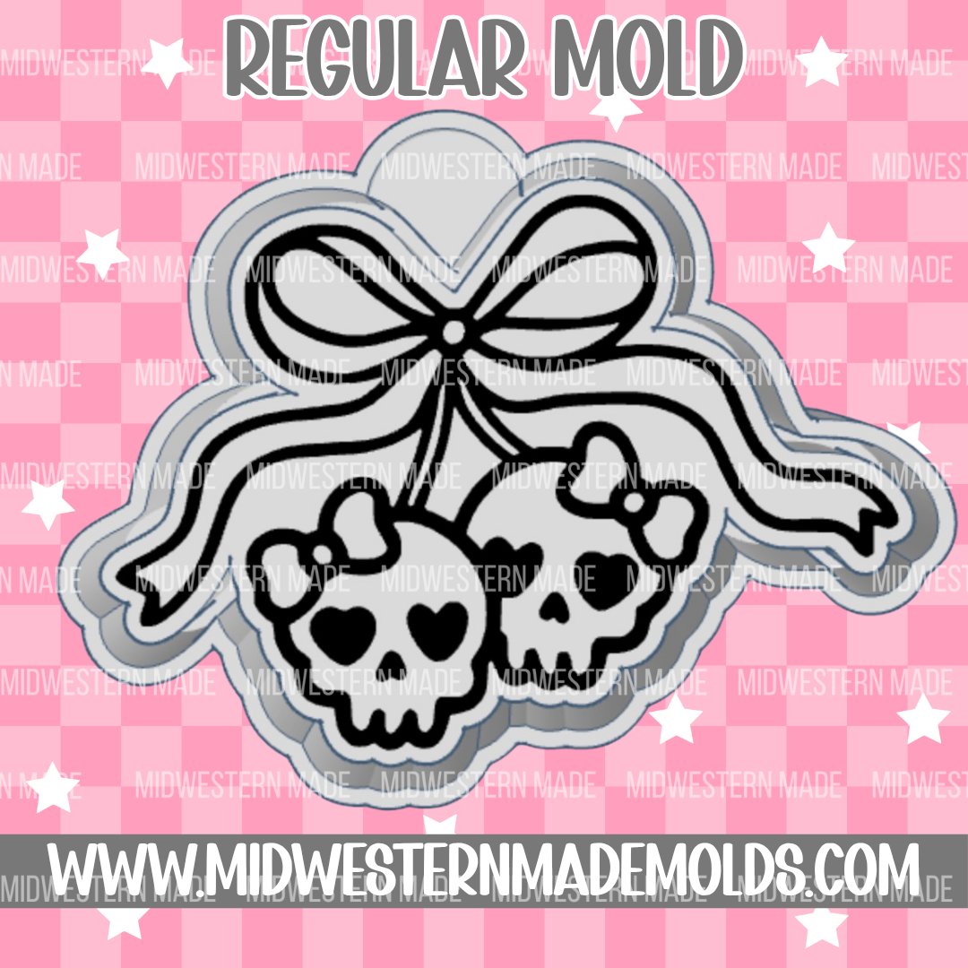 Skull Cherries Freshie Mold