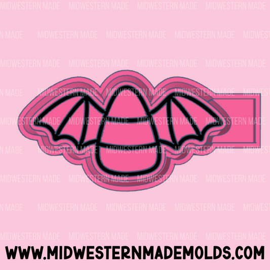 Candy Corn Bat Freshie Mold