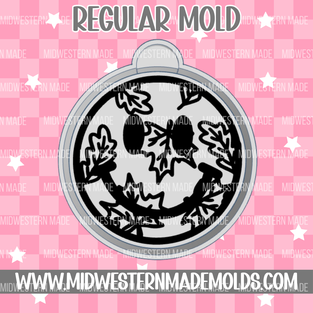 Leaf Happy Face Freshie Mold