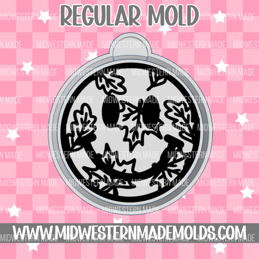 Leaf Happy Face Freshie Mold