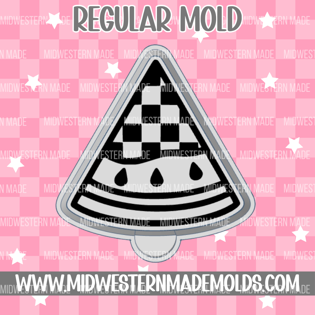 Checkered Watermelon Freshie Mold