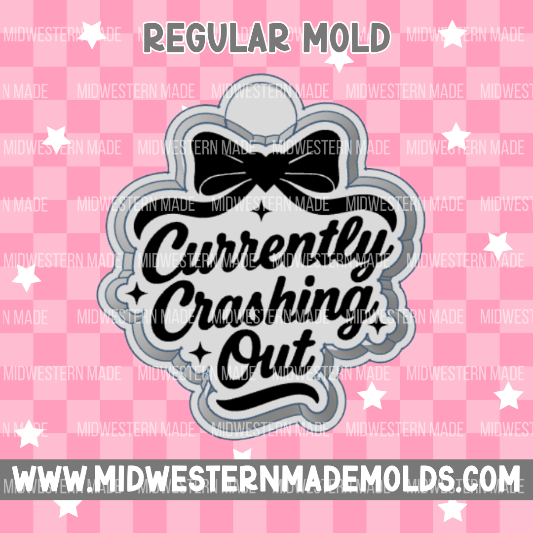 Currently Crashing Out Freshie Mold