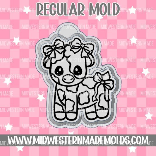 Bow Cow Freshie Mold