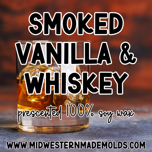 Smoked Vanilla & Whiskey Prescented Wax