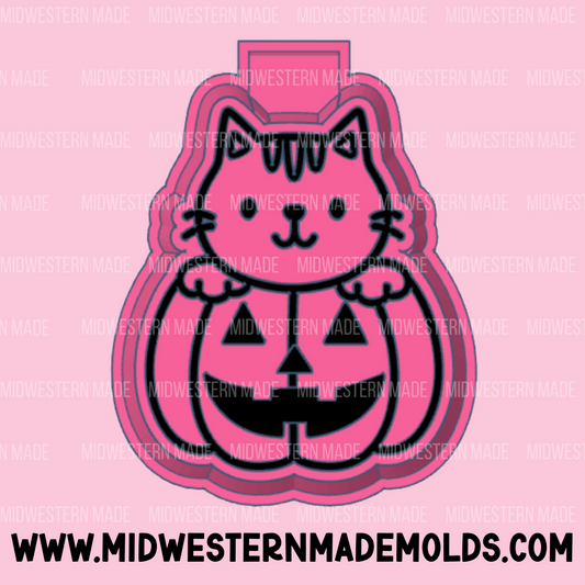 Cat Pumpkin Freshie Mold