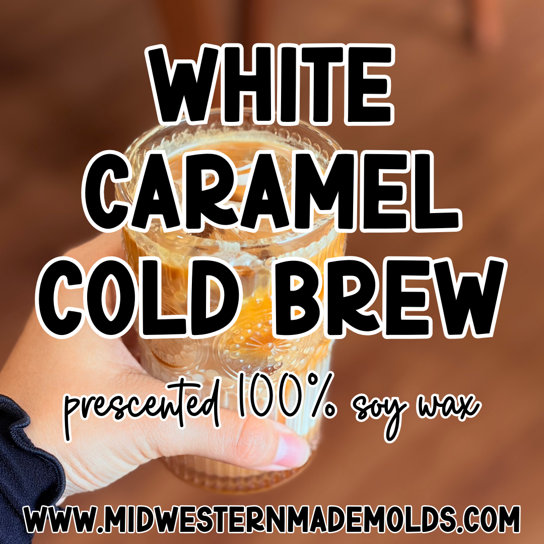 White Caramel Cold Brew Prescented Wax