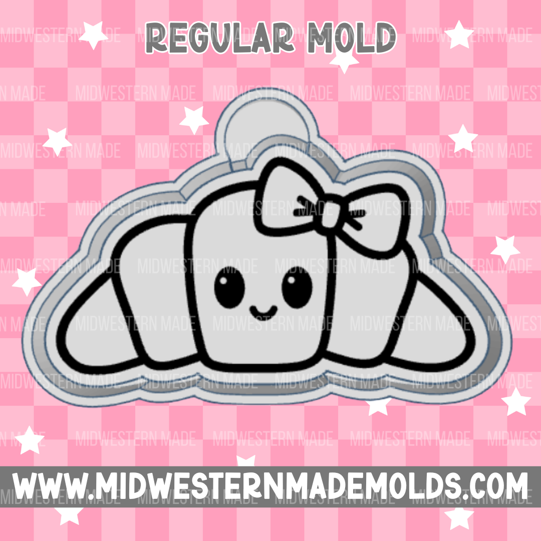 Cute Croissant Freshie Mold