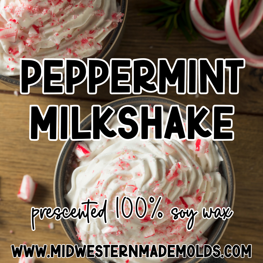 Peppermint Milkshake Prescented Wax