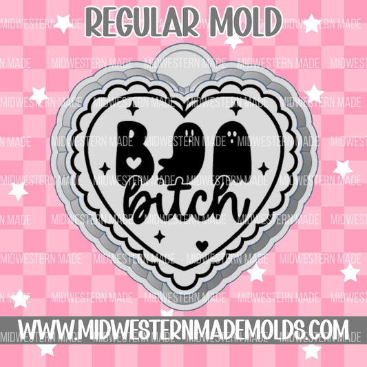 Boo B*tch Heart Freshie Mold