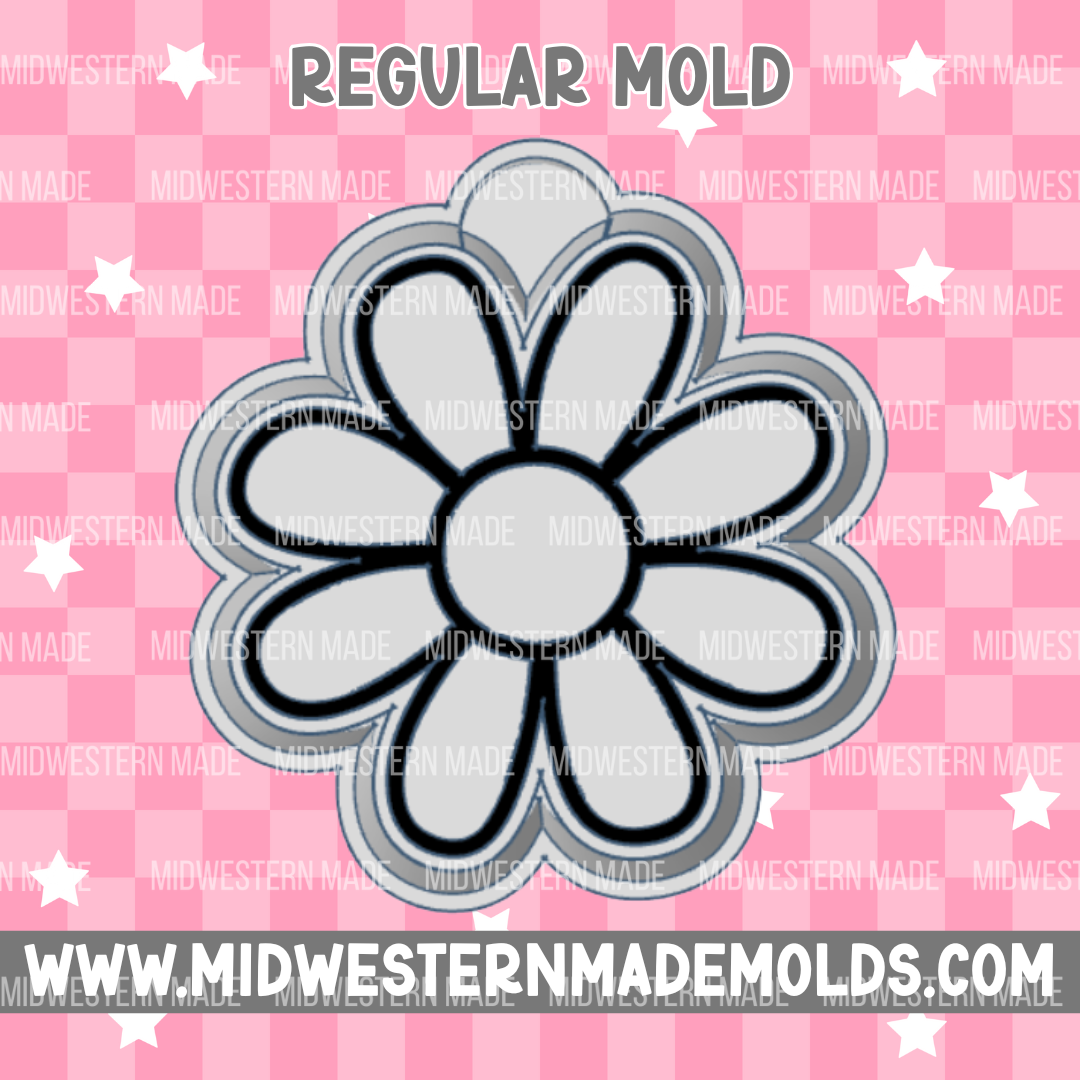 Plain Daisy Freshie Mold