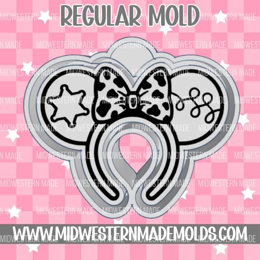 Sheriff Mouse Ears Freshie Mold