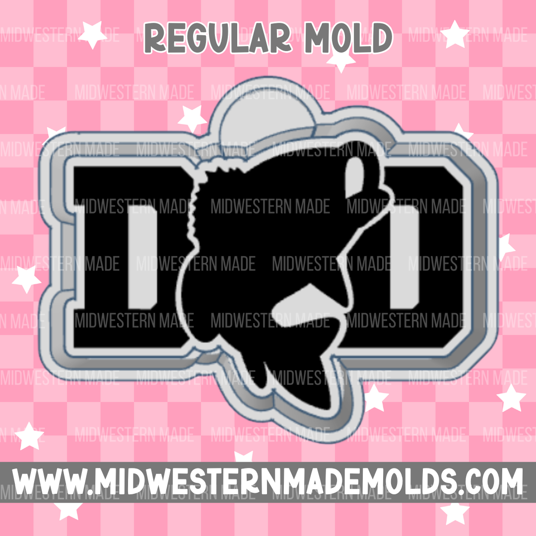 Dad Fish Freshie Mold