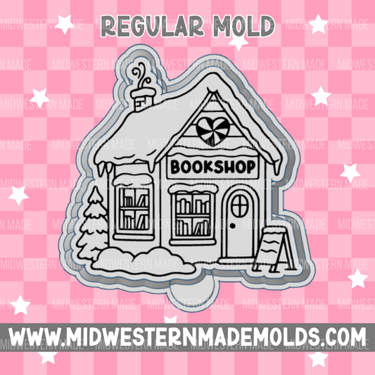 Winter Bookshop Freshie Mold